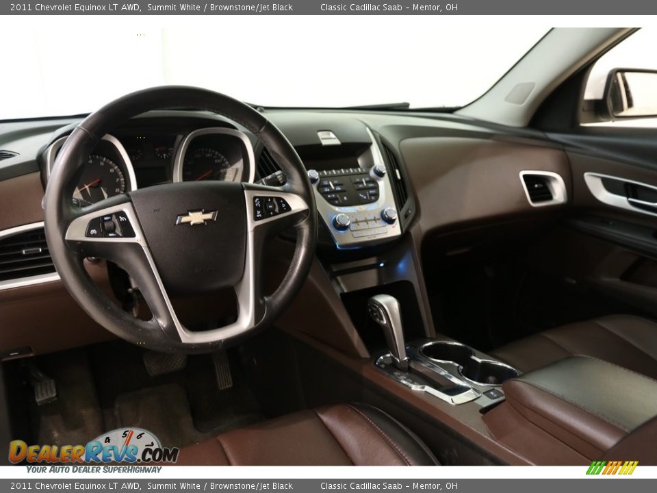 2011 Chevrolet Equinox LT AWD Summit White / Brownstone/Jet Black Photo #6