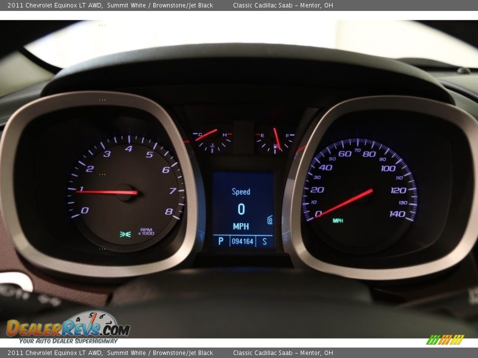 2011 Chevrolet Equinox LT AWD Summit White / Brownstone/Jet Black Photo #8