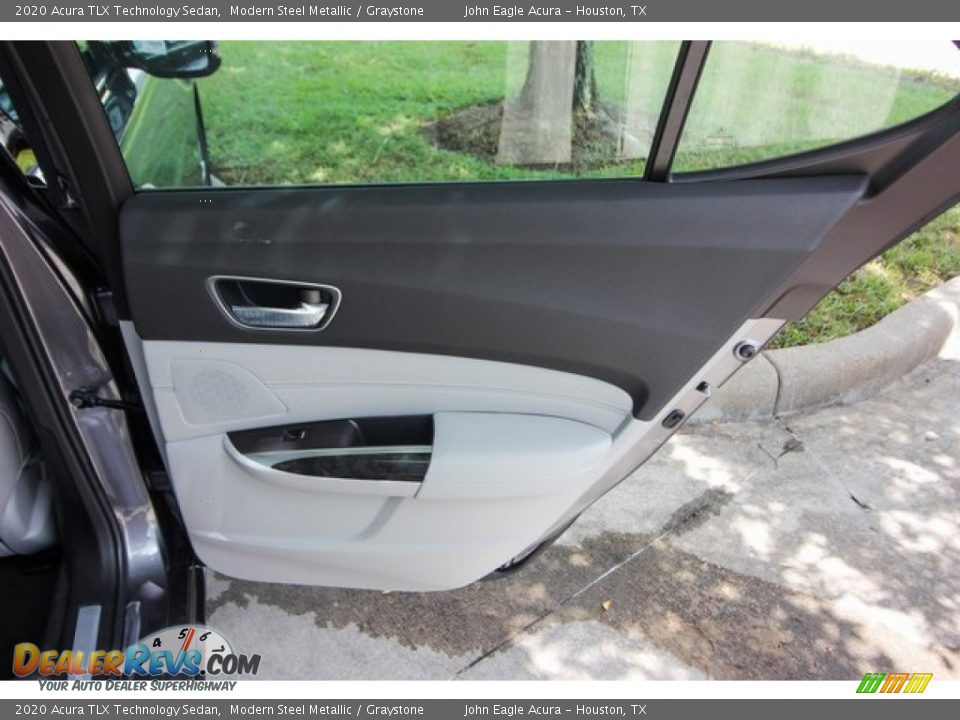 2020 Acura TLX Technology Sedan Modern Steel Metallic / Graystone Photo #20