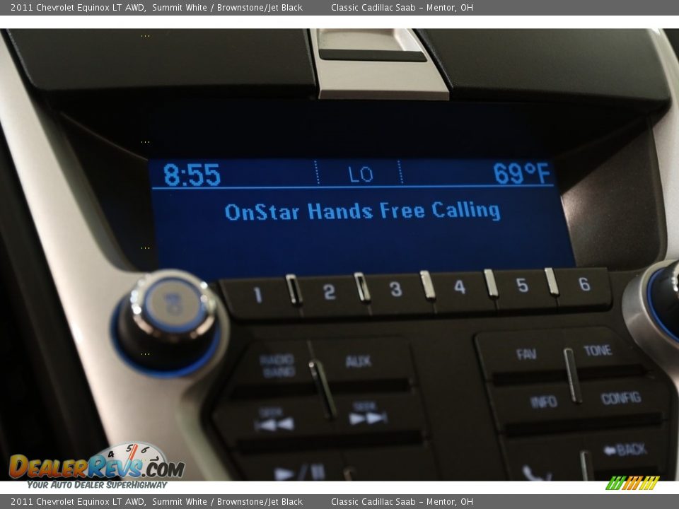 2011 Chevrolet Equinox LT AWD Summit White / Brownstone/Jet Black Photo #12