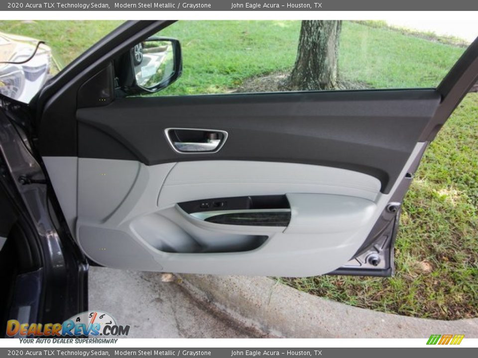 2020 Acura TLX Technology Sedan Modern Steel Metallic / Graystone Photo #22