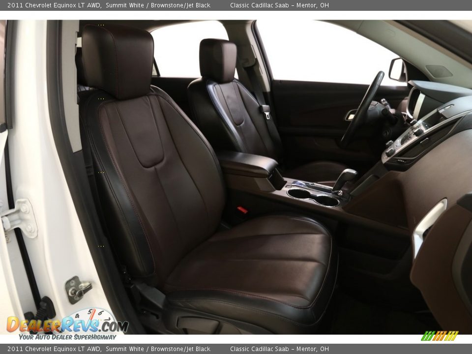 2011 Chevrolet Equinox LT AWD Summit White / Brownstone/Jet Black Photo #14