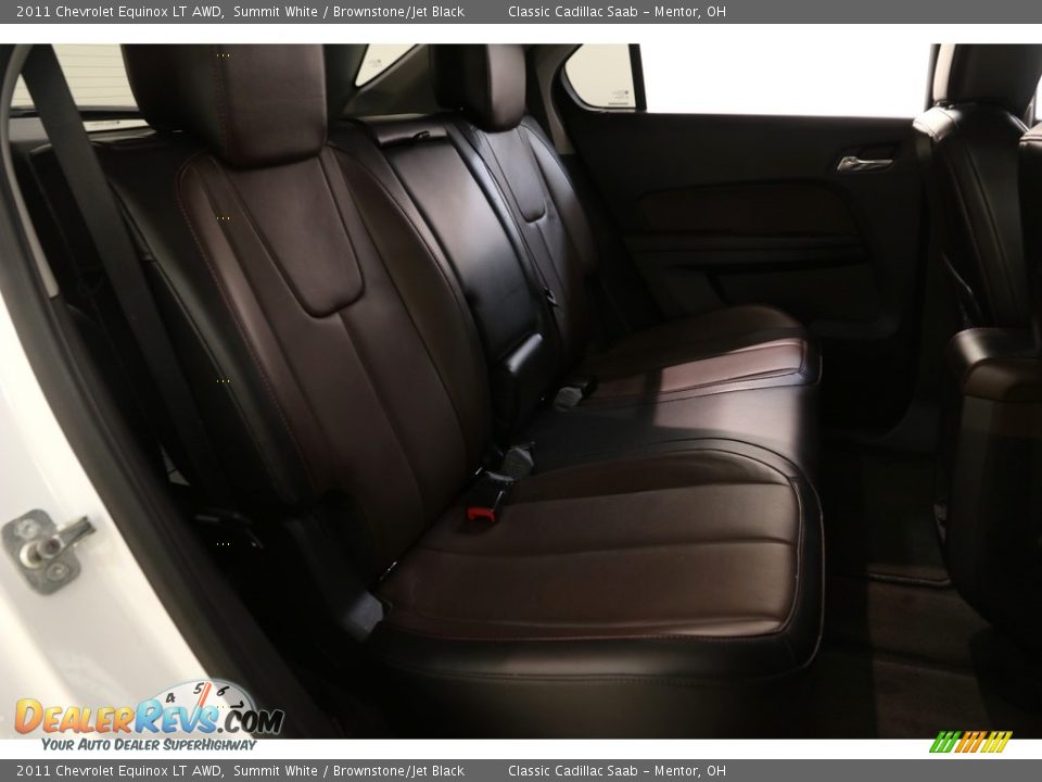 2011 Chevrolet Equinox LT AWD Summit White / Brownstone/Jet Black Photo #15