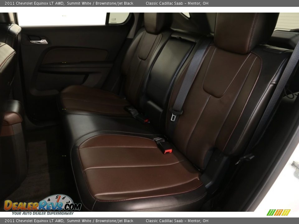 2011 Chevrolet Equinox LT AWD Summit White / Brownstone/Jet Black Photo #16
