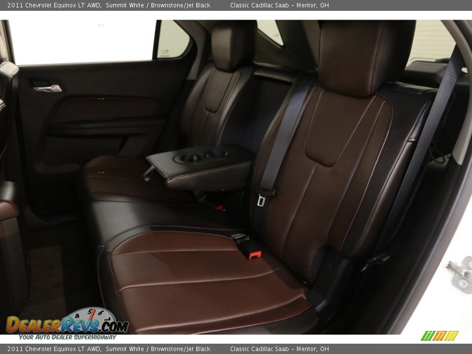 2011 Chevrolet Equinox LT AWD Summit White / Brownstone/Jet Black Photo #17