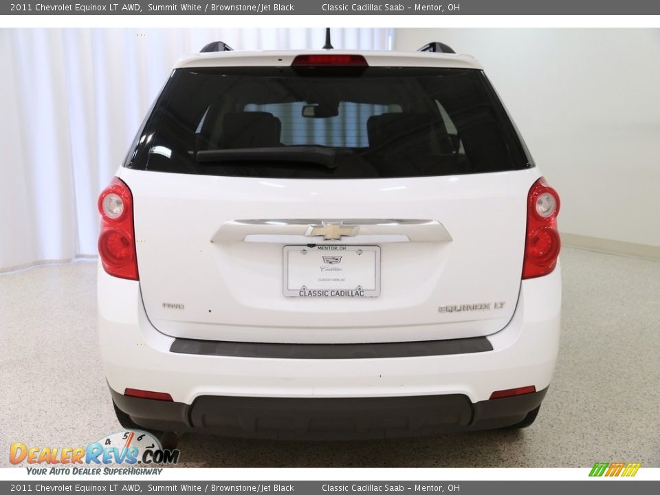 2011 Chevrolet Equinox LT AWD Summit White / Brownstone/Jet Black Photo #18