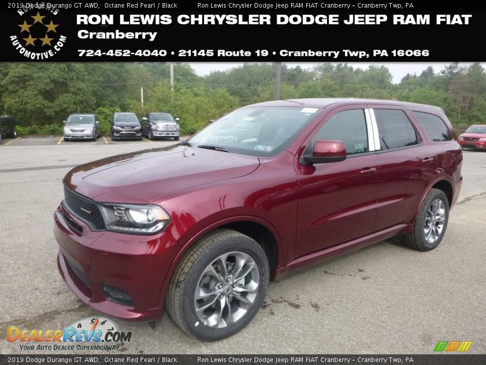 2019 Dodge Durango GT AWD Octane Red Pearl / Black Photo #1