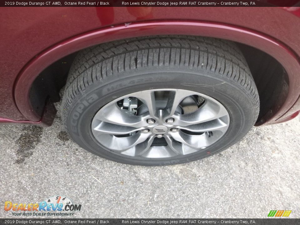 2019 Dodge Durango GT AWD Octane Red Pearl / Black Photo #9