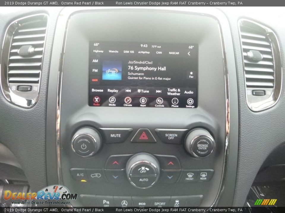 2019 Dodge Durango GT AWD Octane Red Pearl / Black Photo #17