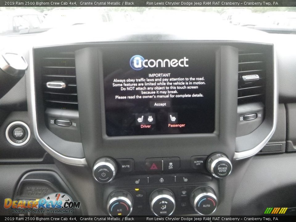 2019 Ram 2500 Bighorn Crew Cab 4x4 Granite Crystal Metallic / Black Photo #16