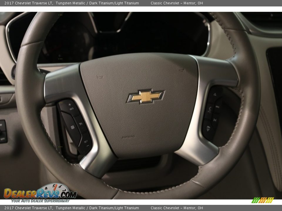 2017 Chevrolet Traverse LT Tungsten Metallic / Dark Titanium/Light Titanium Photo #6