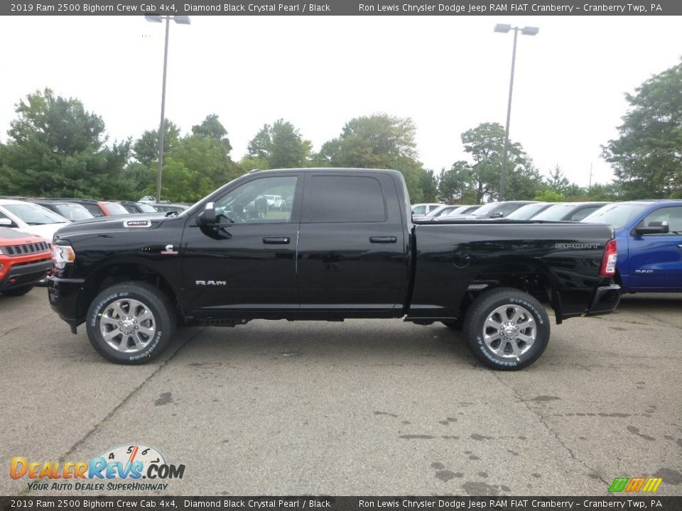 Diamond Black Crystal Pearl 2019 Ram 2500 Bighorn Crew Cab 4x4 Photo #2