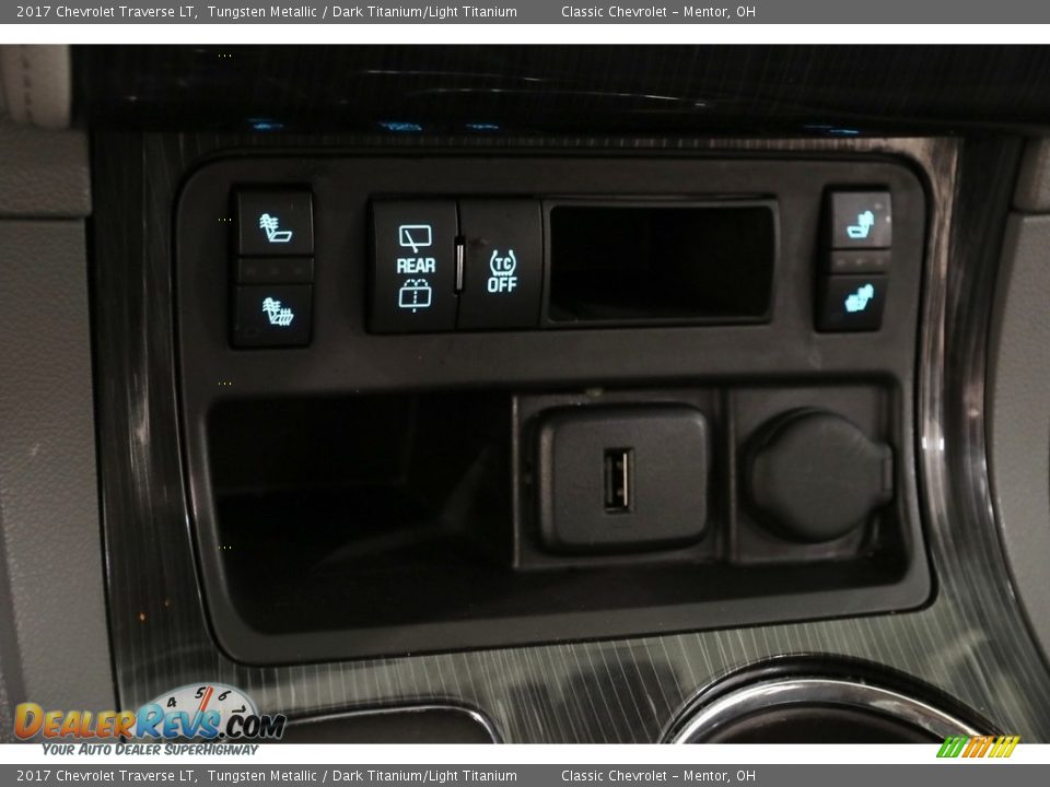 2017 Chevrolet Traverse LT Tungsten Metallic / Dark Titanium/Light Titanium Photo #15