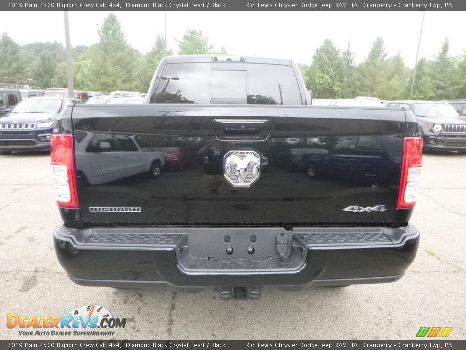 2019 Ram 2500 Bighorn Crew Cab 4x4 Diamond Black Crystal Pearl / Black Photo #4