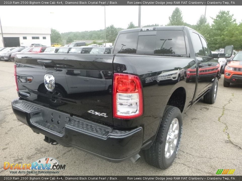 2019 Ram 2500 Bighorn Crew Cab 4x4 Diamond Black Crystal Pearl / Black Photo #5