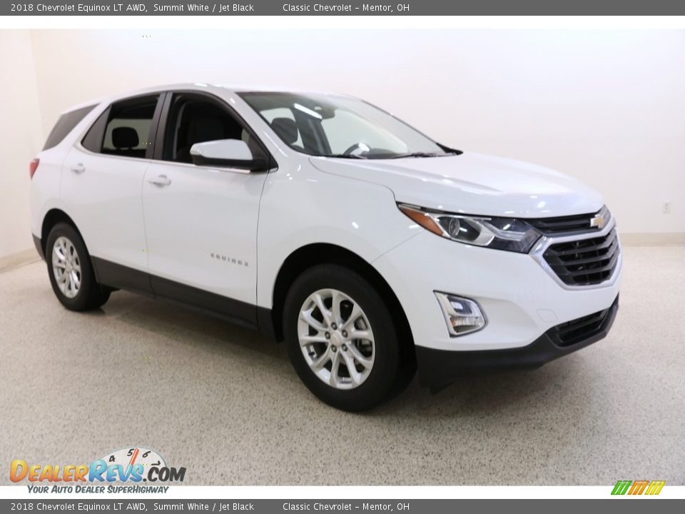 2018 Chevrolet Equinox LT AWD Summit White / Jet Black Photo #1