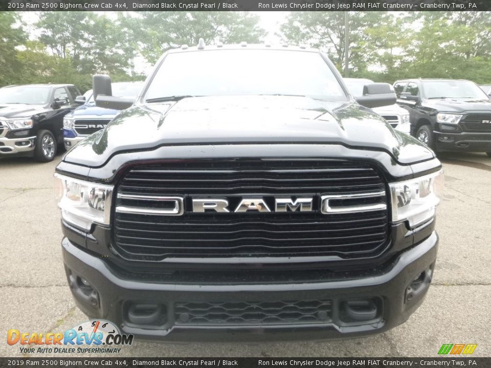 2019 Ram 2500 Bighorn Crew Cab 4x4 Diamond Black Crystal Pearl / Black Photo #8