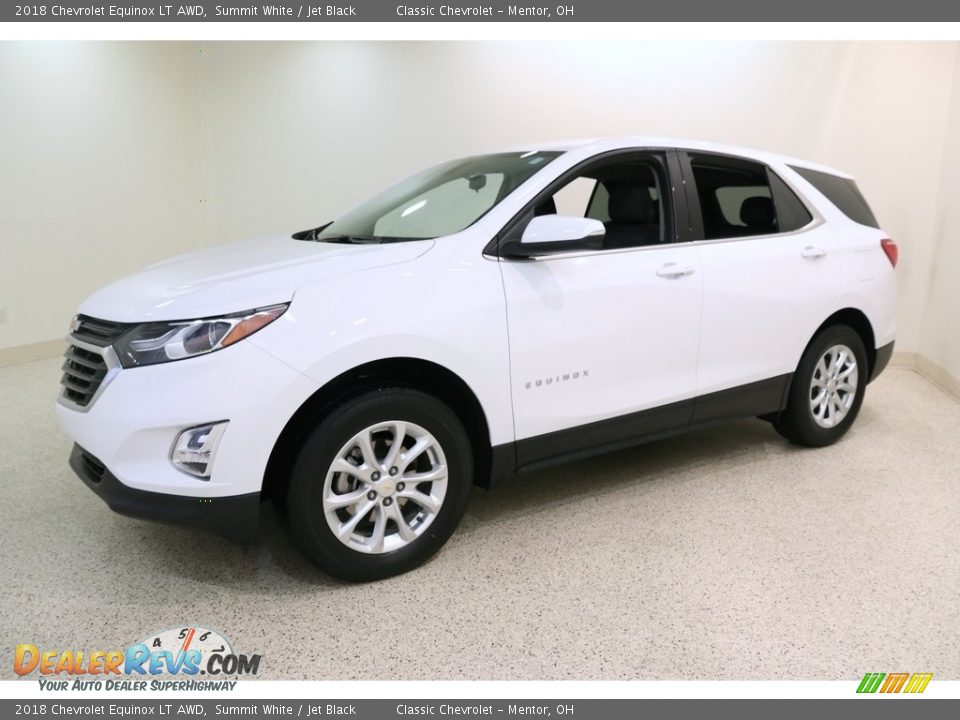 2018 Chevrolet Equinox LT AWD Summit White / Jet Black Photo #3