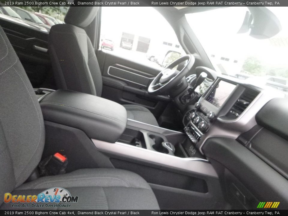 2019 Ram 2500 Bighorn Crew Cab 4x4 Diamond Black Crystal Pearl / Black Photo #10