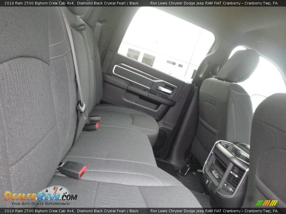 2019 Ram 2500 Bighorn Crew Cab 4x4 Diamond Black Crystal Pearl / Black Photo #12
