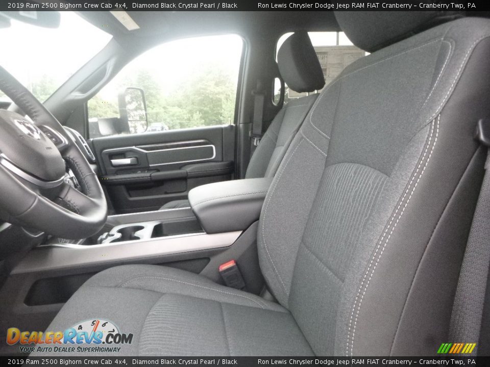 2019 Ram 2500 Bighorn Crew Cab 4x4 Diamond Black Crystal Pearl / Black Photo #14