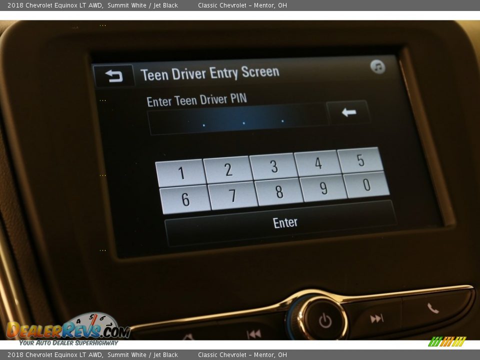 2018 Chevrolet Equinox LT AWD Summit White / Jet Black Photo #13