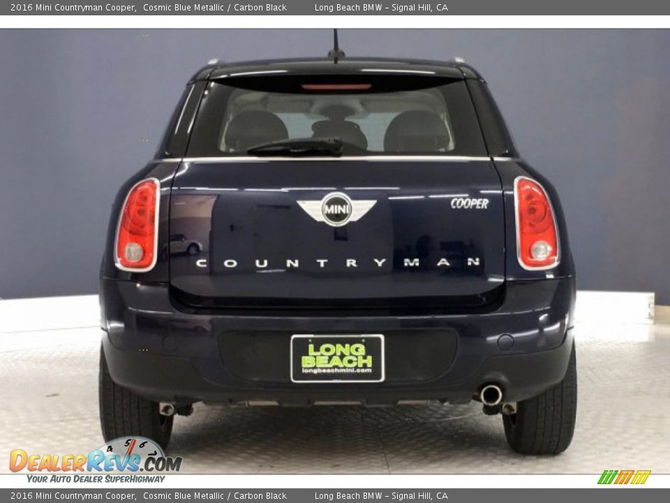 2016 Mini Countryman Cooper Cosmic Blue Metallic / Carbon Black Photo #3