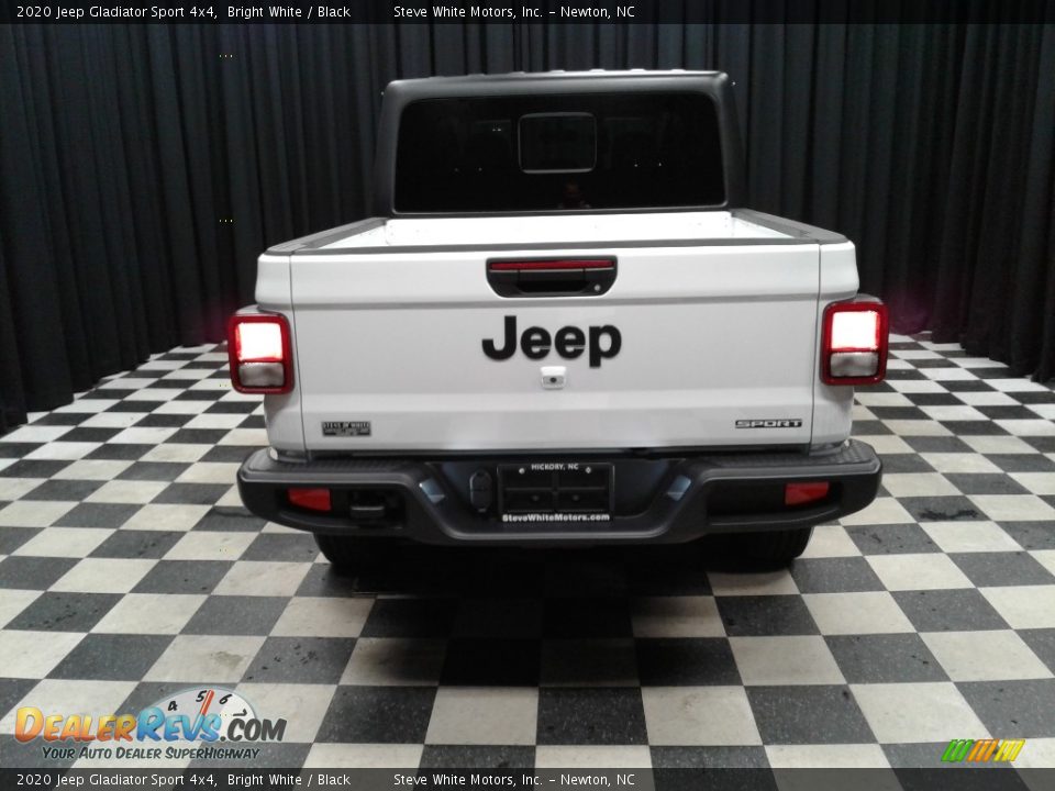 2020 Jeep Gladiator Sport 4x4 Bright White / Black Photo #7