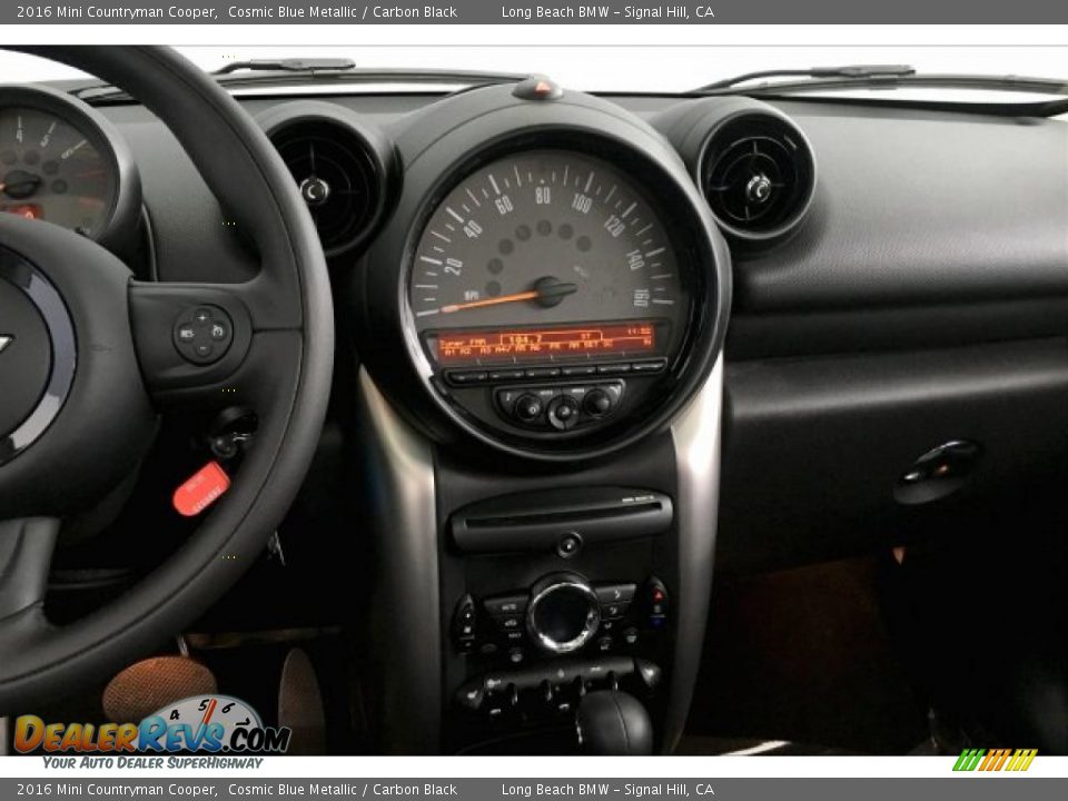 2016 Mini Countryman Cooper Cosmic Blue Metallic / Carbon Black Photo #5