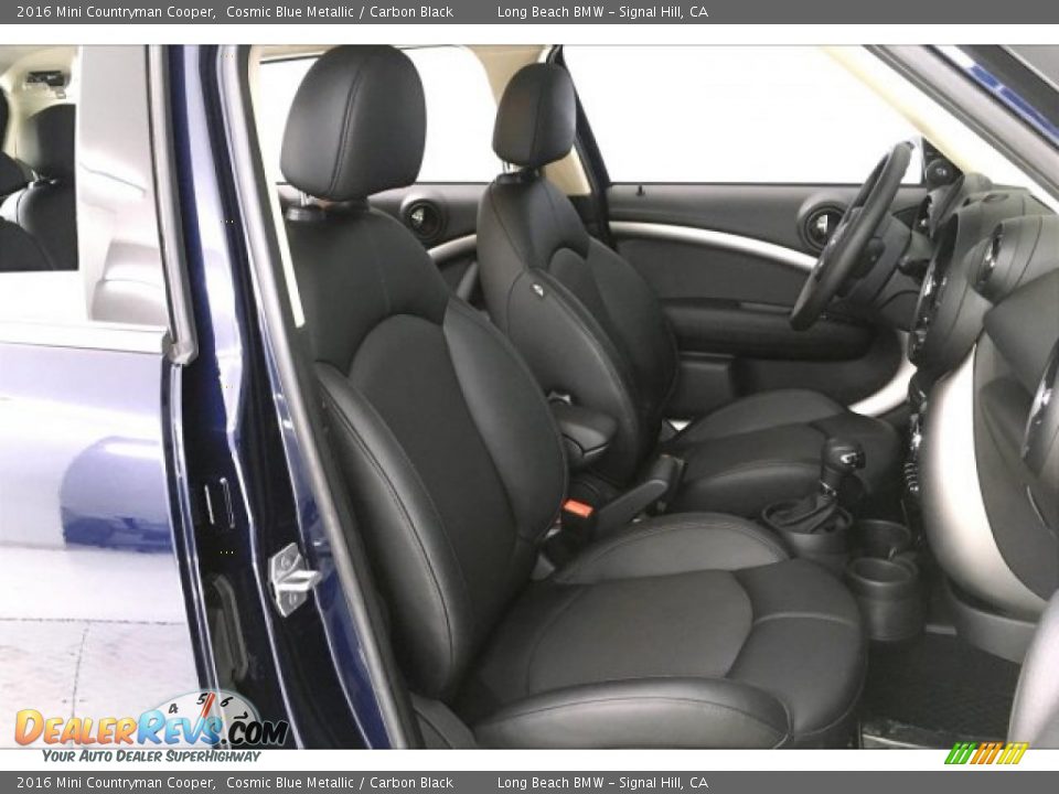 2016 Mini Countryman Cooper Cosmic Blue Metallic / Carbon Black Photo #6