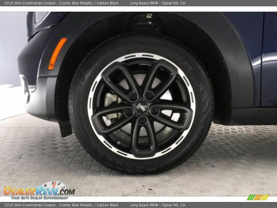 2016 Mini Countryman Cooper Cosmic Blue Metallic / Carbon Black Photo #8
