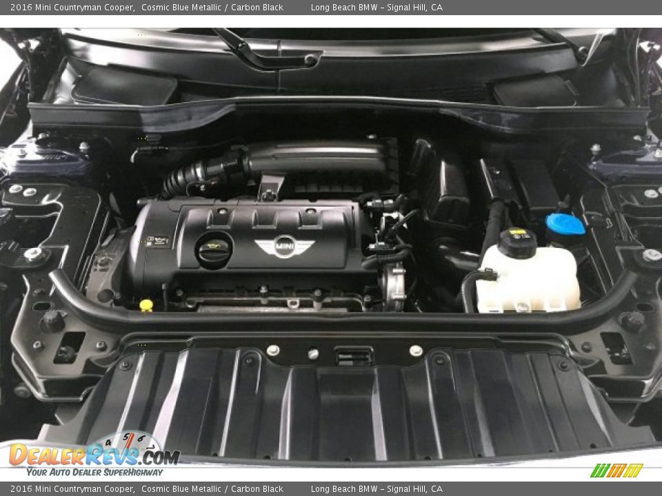 2016 Mini Countryman Cooper Cosmic Blue Metallic / Carbon Black Photo #9
