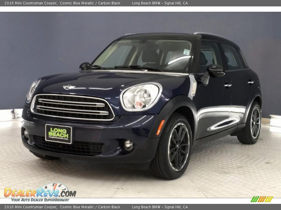 2016 Mini Countryman Cooper Cosmic Blue Metallic / Carbon Black Photo #12