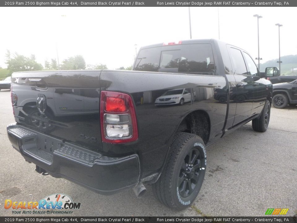 2019 Ram 2500 Bighorn Mega Cab 4x4 Diamond Black Crystal Pearl / Black Photo #5