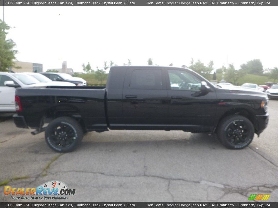 2019 Ram 2500 Bighorn Mega Cab 4x4 Diamond Black Crystal Pearl / Black Photo #6