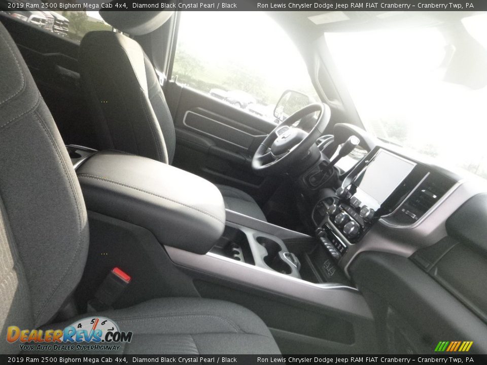 2019 Ram 2500 Bighorn Mega Cab 4x4 Diamond Black Crystal Pearl / Black Photo #10