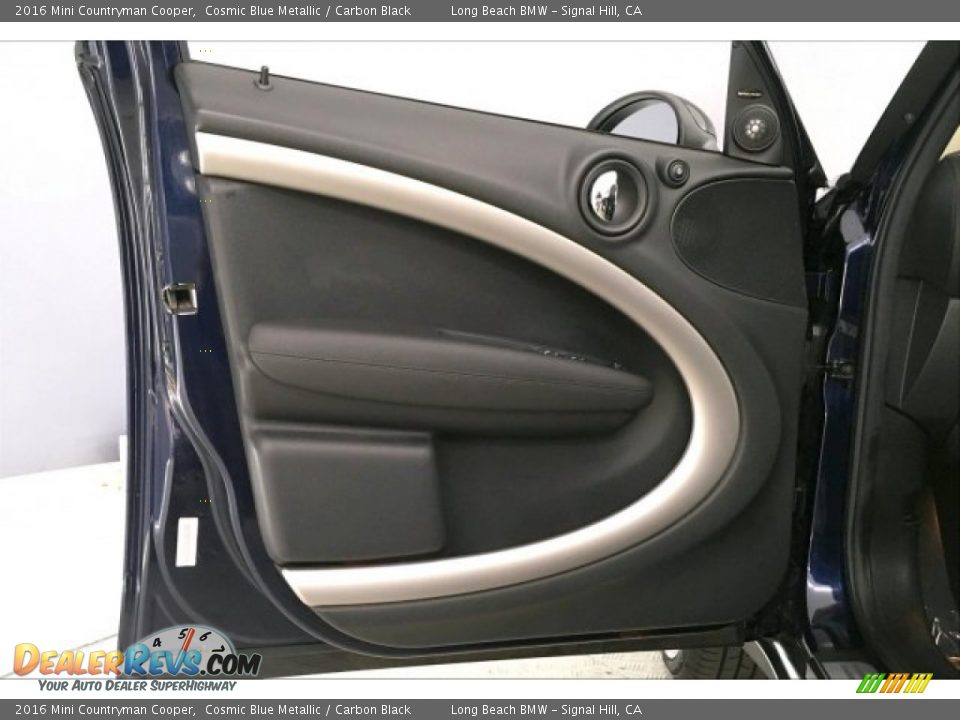2016 Mini Countryman Cooper Cosmic Blue Metallic / Carbon Black Photo #20