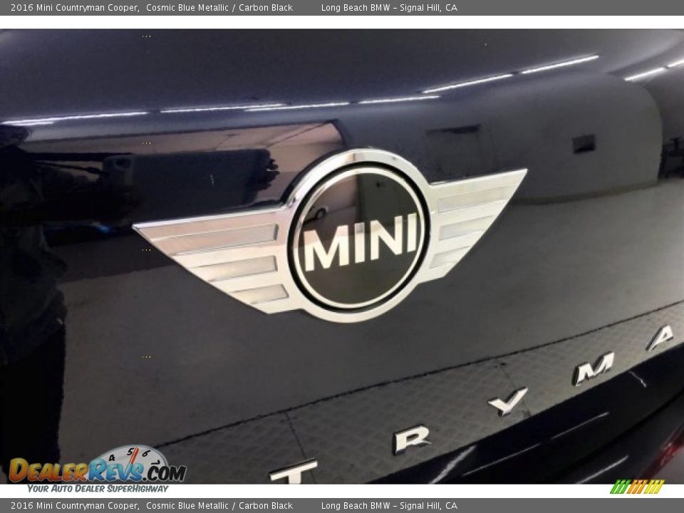 2016 Mini Countryman Cooper Cosmic Blue Metallic / Carbon Black Photo #22