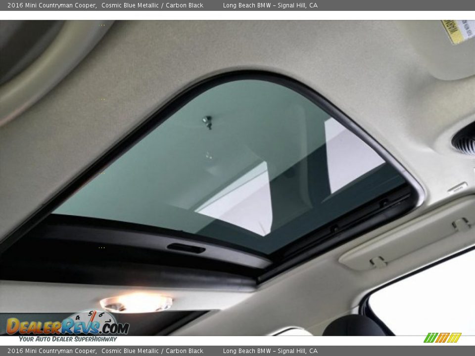 2016 Mini Countryman Cooper Cosmic Blue Metallic / Carbon Black Photo #24