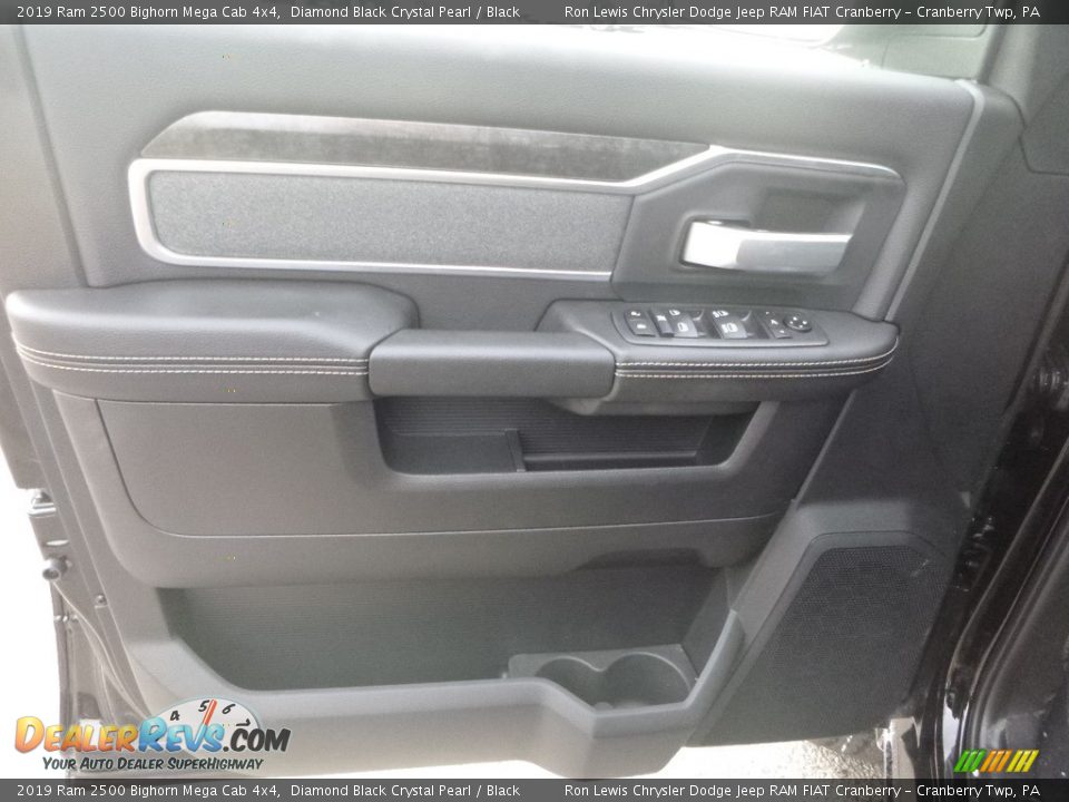 2019 Ram 2500 Bighorn Mega Cab 4x4 Diamond Black Crystal Pearl / Black Photo #15