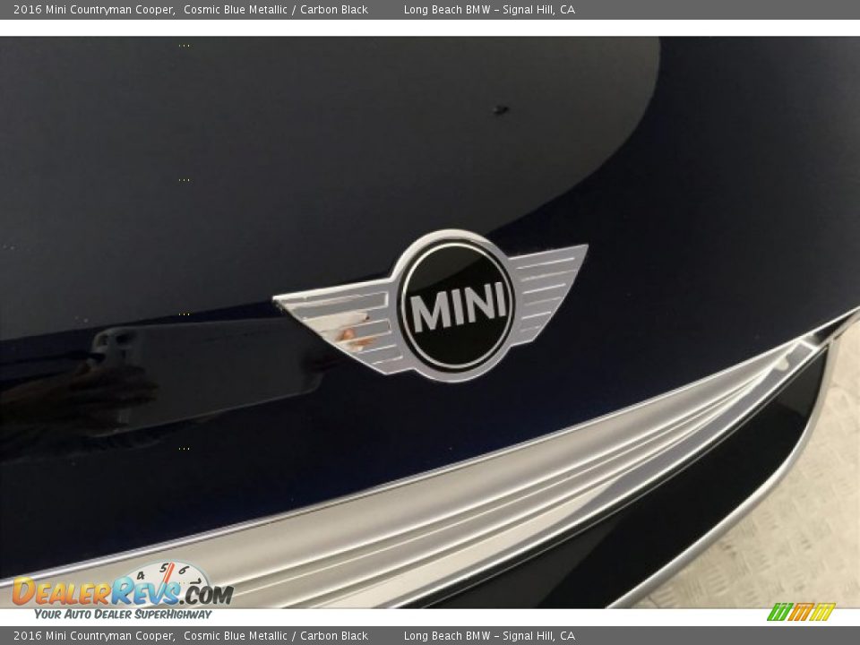 2016 Mini Countryman Cooper Cosmic Blue Metallic / Carbon Black Photo #28