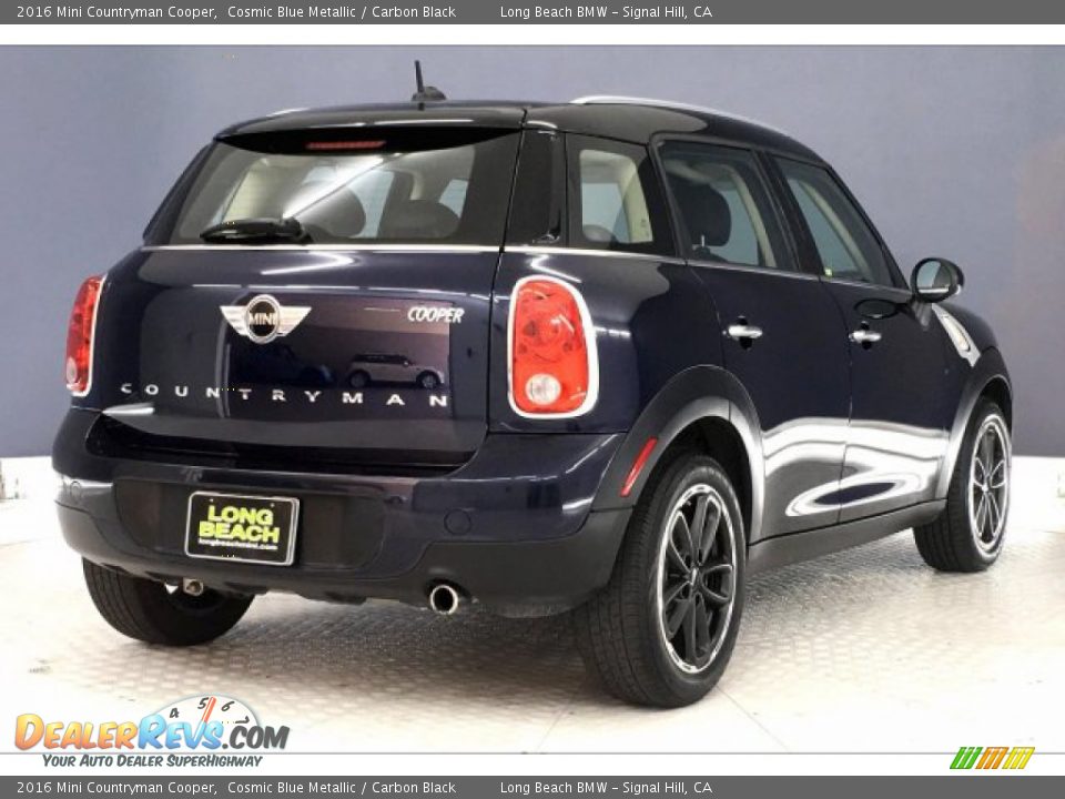 2016 Mini Countryman Cooper Cosmic Blue Metallic / Carbon Black Photo #29