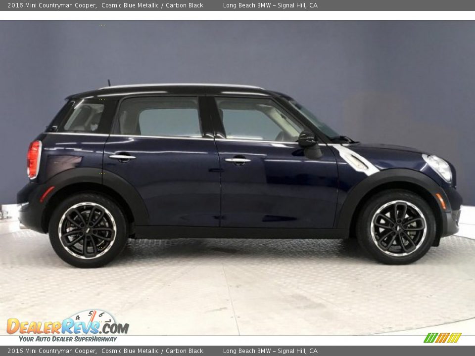 2016 Mini Countryman Cooper Cosmic Blue Metallic / Carbon Black Photo #30