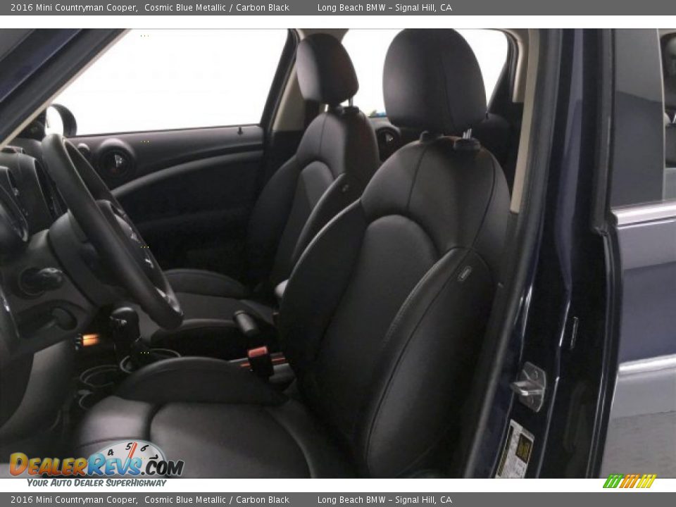 2016 Mini Countryman Cooper Cosmic Blue Metallic / Carbon Black Photo #31