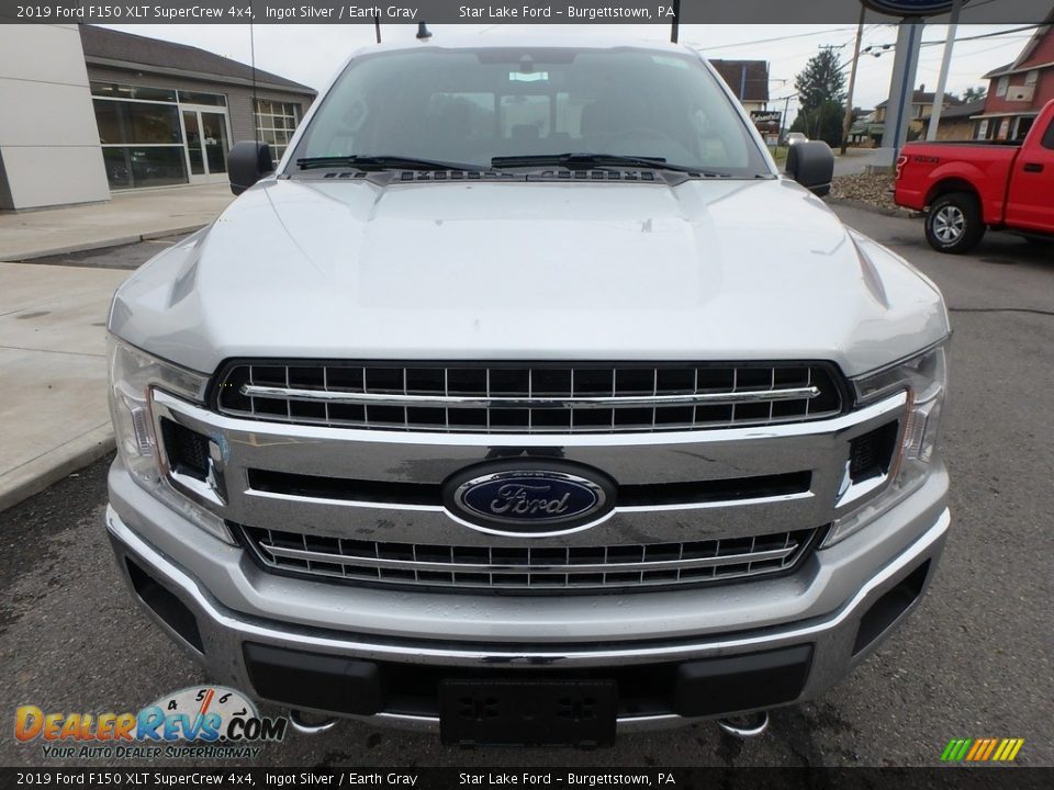 2019 Ford F150 XLT SuperCrew 4x4 Ingot Silver / Earth Gray Photo #2