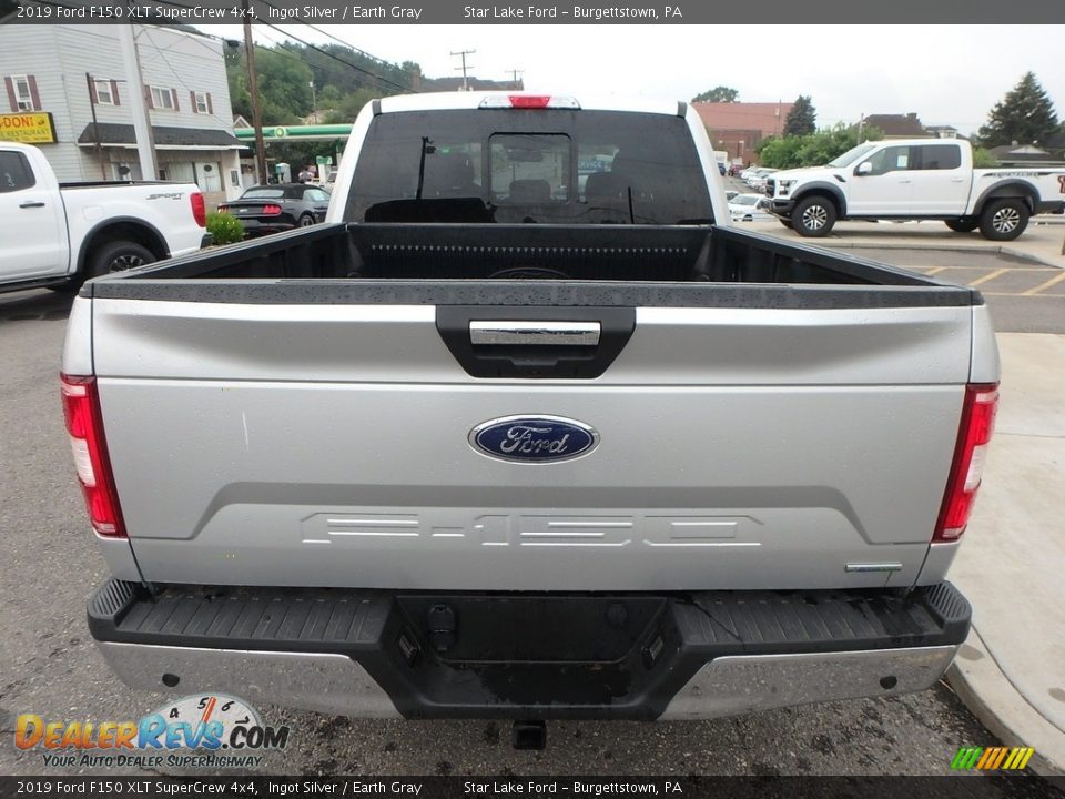 2019 Ford F150 XLT SuperCrew 4x4 Ingot Silver / Earth Gray Photo #6