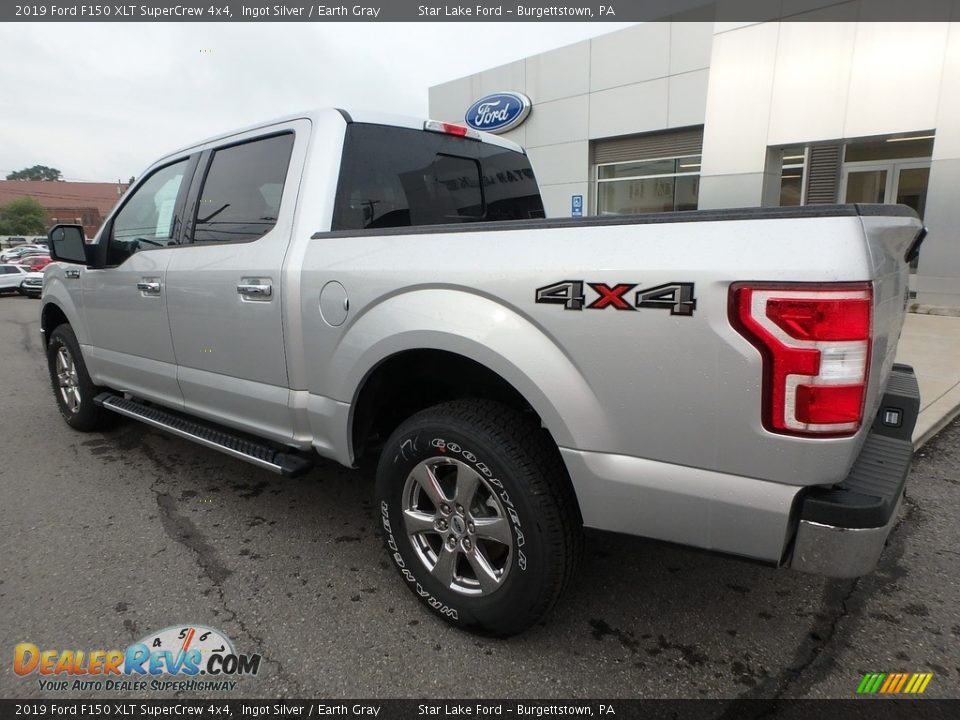 2019 Ford F150 XLT SuperCrew 4x4 Ingot Silver / Earth Gray Photo #7