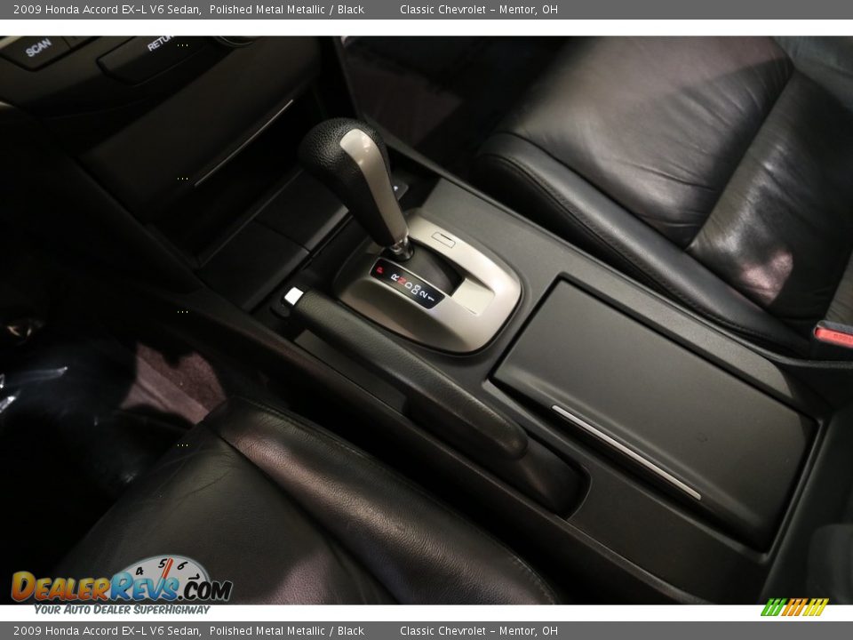 2009 Honda Accord EX-L V6 Sedan Polished Metal Metallic / Black Photo #11