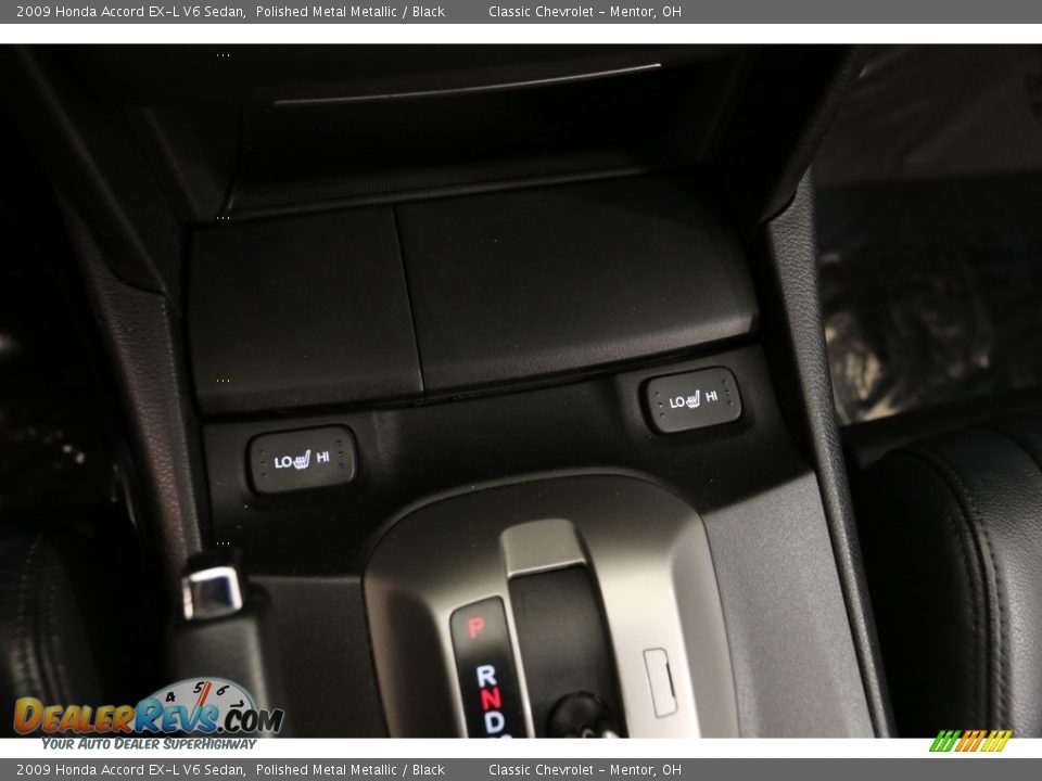 2009 Honda Accord EX-L V6 Sedan Polished Metal Metallic / Black Photo #13