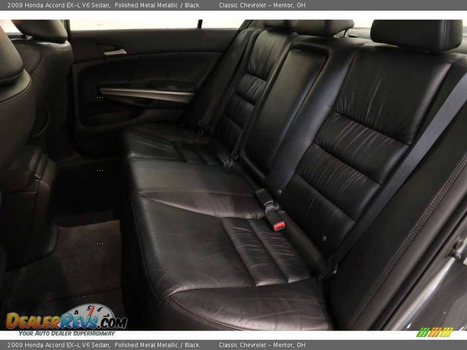 2009 Honda Accord EX-L V6 Sedan Polished Metal Metallic / Black Photo #16